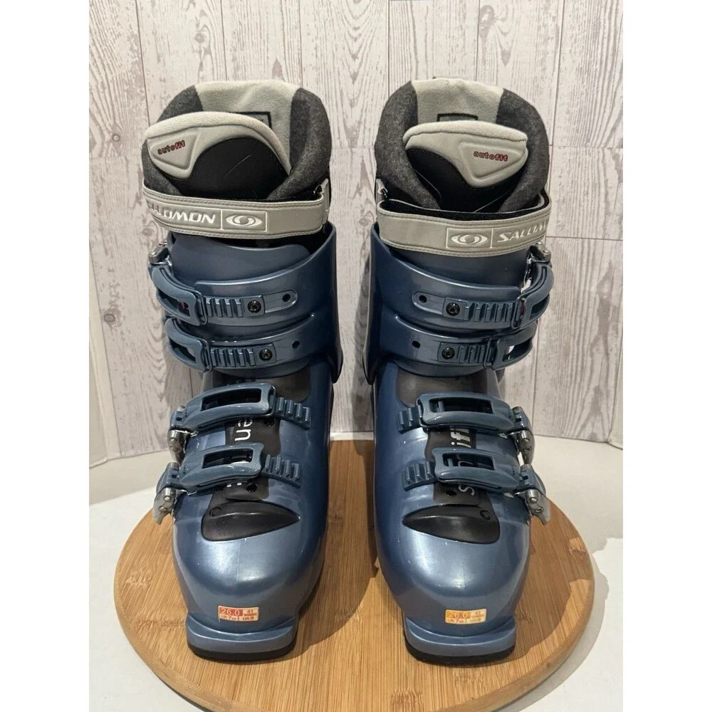 SALOMON Performa 5.0 Downhill Alpine Blue Womens Ski/Snowboard Boots Size 9